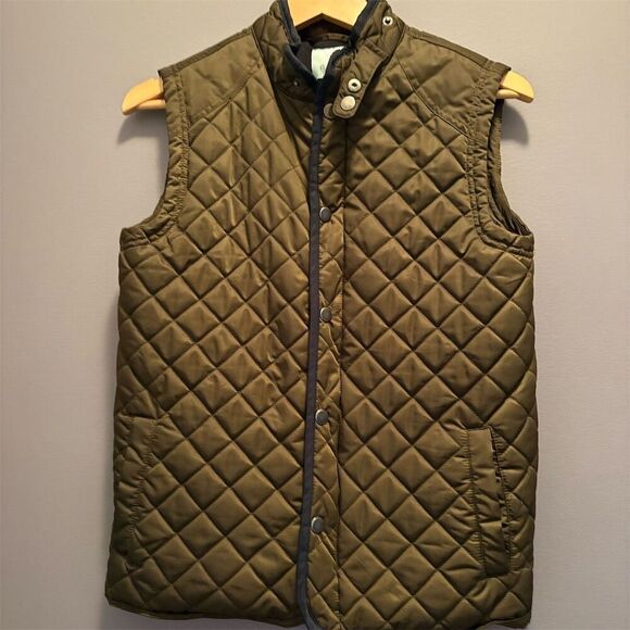 Classic Club Other - Classic Club Boys Green Quilted Vest Size 12-14 Casual Fall Wear
